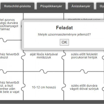 Tésztakészítési eljárások - felvert tésztából készült uzsonnasütemények